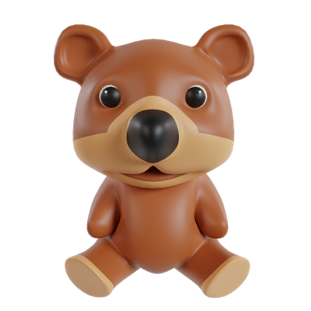 Urso  3D Icon