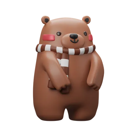 Urso  3D Icon