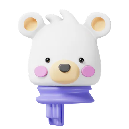 Urso de natal  3D Icon