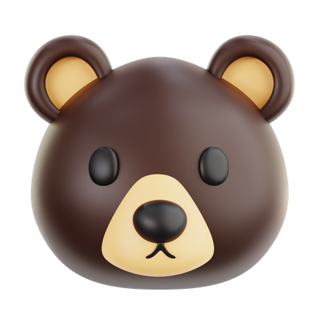 Emoji de urso  3D Icon