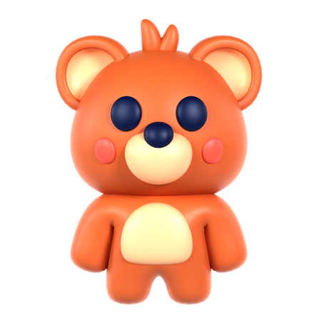Urso fofo  3D Icon