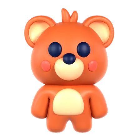 Urso fofo  3D Icon