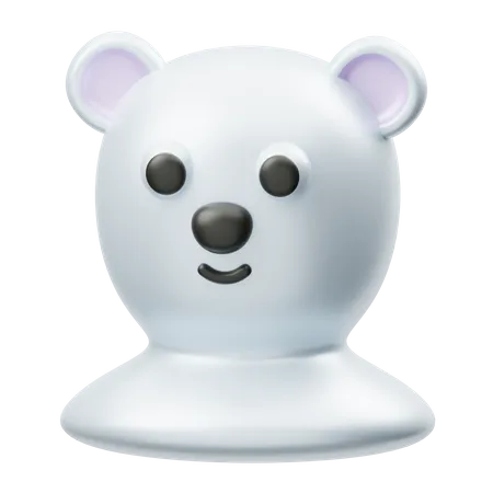 Urso polar  3D Illustration
