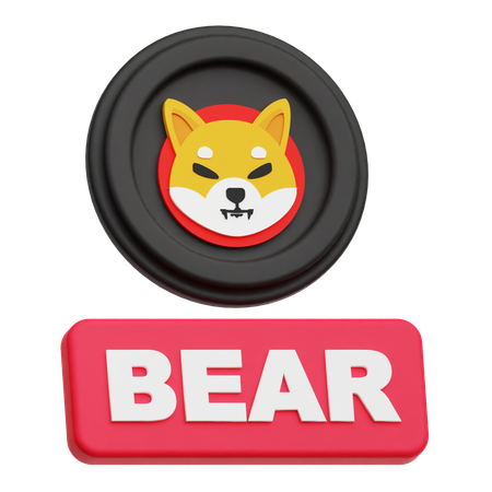 Urso Shiba Inu  3D Icon