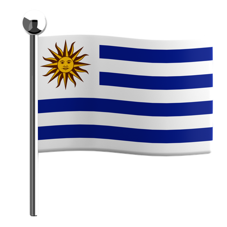 Uruguai  3D Icon