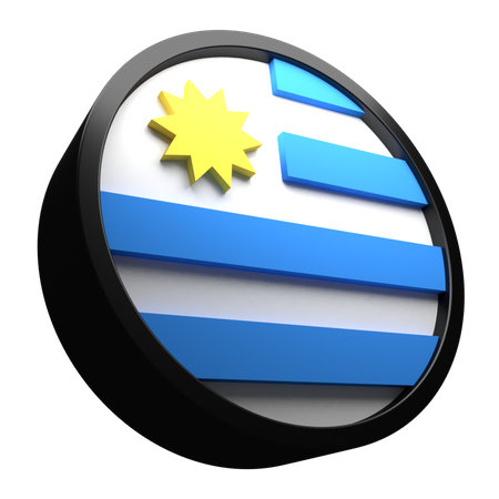 Uruguay Flag  3D Flag