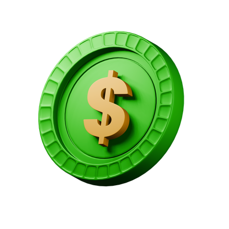 US Dollar  3D Icon