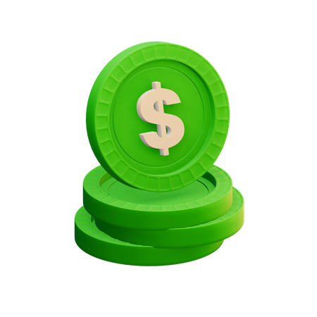 US Dollar  3D Icon