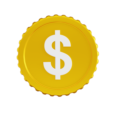 Us Dollar  3D Icon