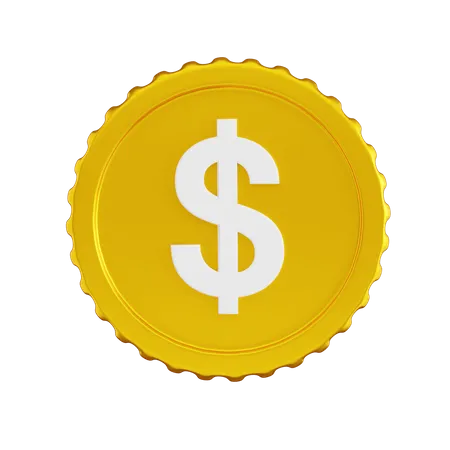 Us Dollar  3D Icon