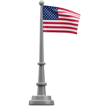 US Flag  3D Icon