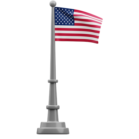 US Flag  3D Icon
