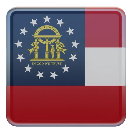 US Georgia Flag  3D Flag