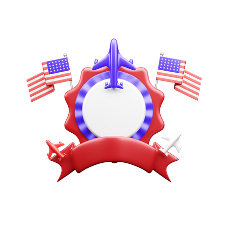 Usa Airforce  3D Icon