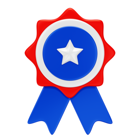 Usa Badge  3D Icon