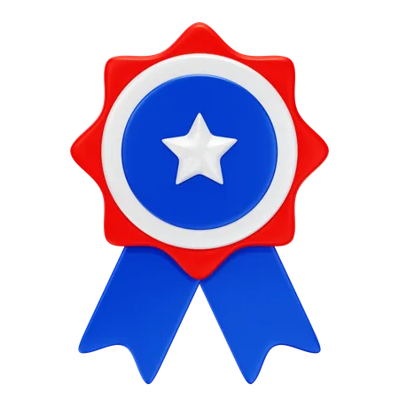 Usa Badge  3D Icon