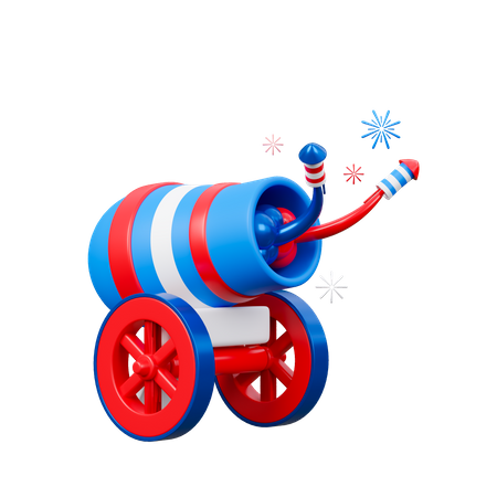 Usa Cannon  3D Icon