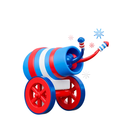 Usa Cannon  3D Icon