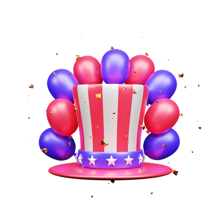 Usa Day Celebration  3D Icon