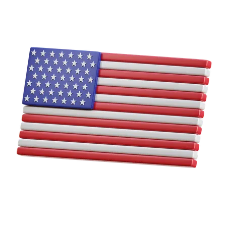 USA Flag  3D Icon