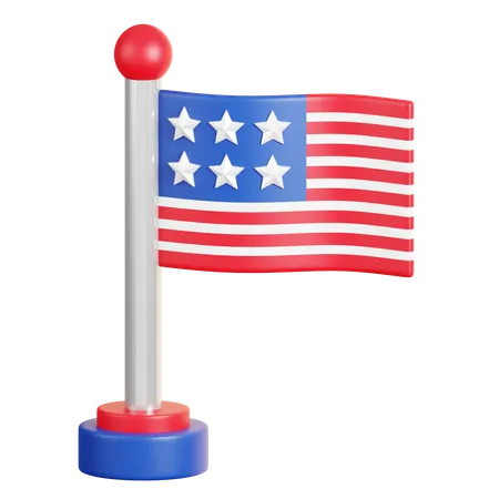 USA Flag  3D Icon