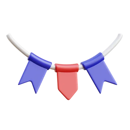 USA Garland  3D Icon