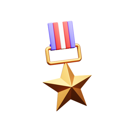 Usa Star  3D Icon