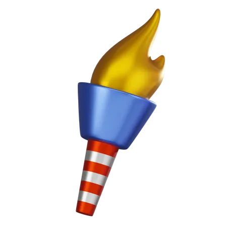 Tocha dos EUA  3D Icon