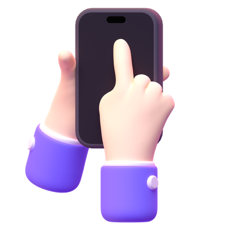 Usando iPhone  3D Icon