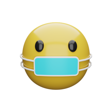 Usando uma máscara  3D Emoji