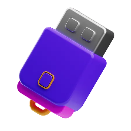 USB  3D Icon