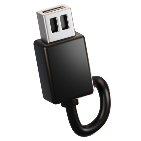 USB  3D Icon