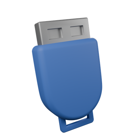 USB  3D Icon