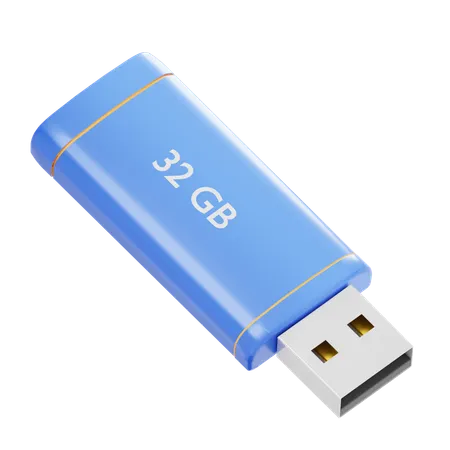 USB  3D Icon