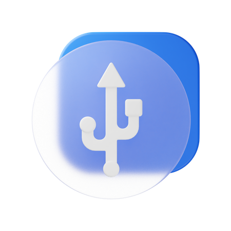 Usb  3D Icon