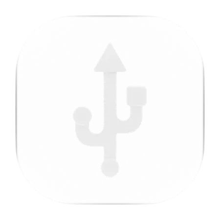 USB  3D Icon