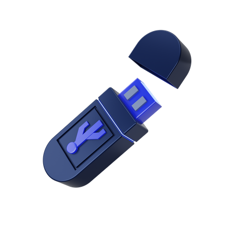 USB  3D Icon