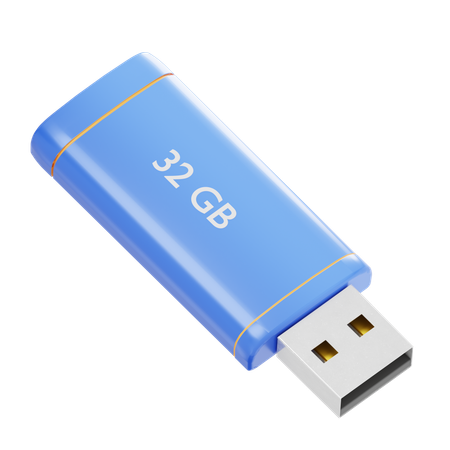 USB  3D Icon