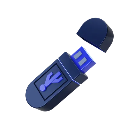 USB  3D Icon