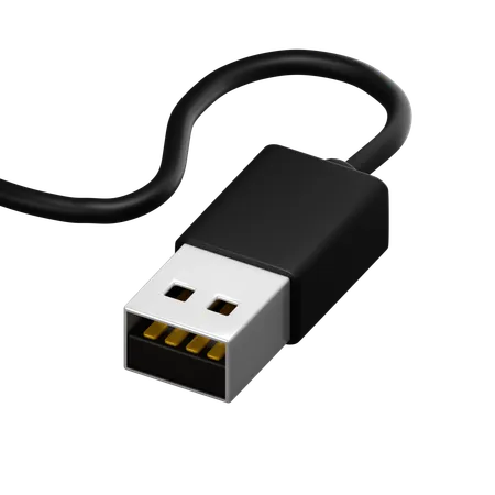 USB A  3D Icon