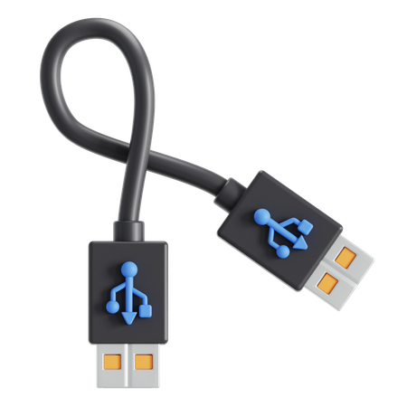 USB A  3D Icon