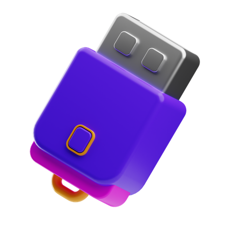 USB  3D Icon