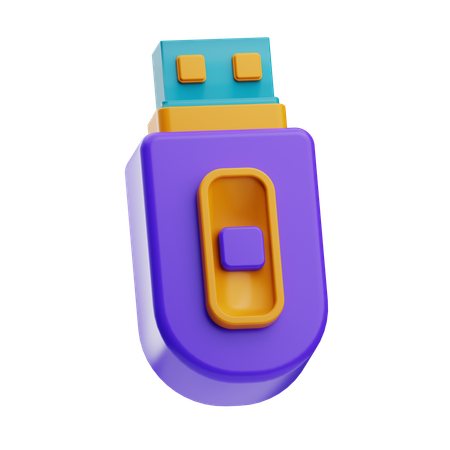 USB  3D Icon