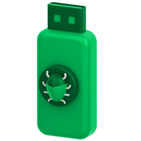 USB 버그  3D Icon