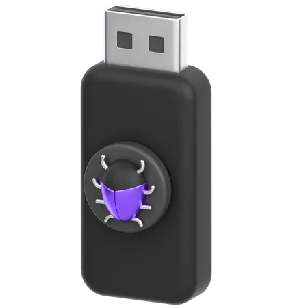 Usb Bug  3D Icon