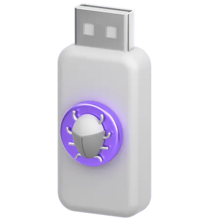 Usb Bug  3D Icon