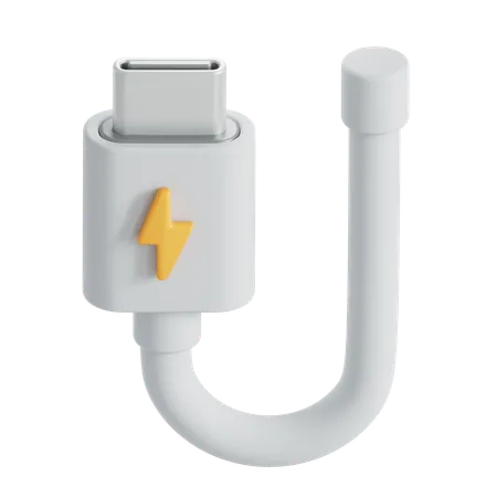 USB C  3D Icon