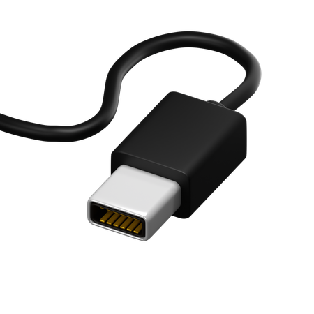 USB C  3D Icon