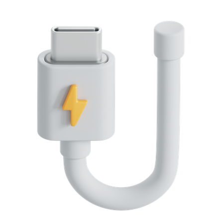 USB C  3D Icon