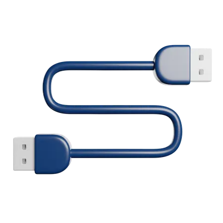 Usb Cable  3D Icon